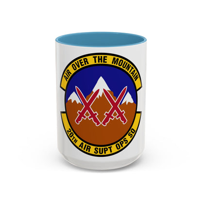20 Air Support Operations Squadron ACC (U.S. Air Force) Accent Coffee Mug