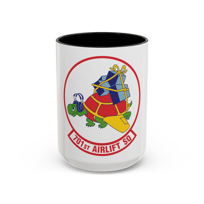 701st Airlift Squadron (U.S. Air Force) Accent Coffee Mug