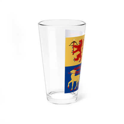 Kalmar lan vapenflagga (Sweden) Pint Glass 16oz