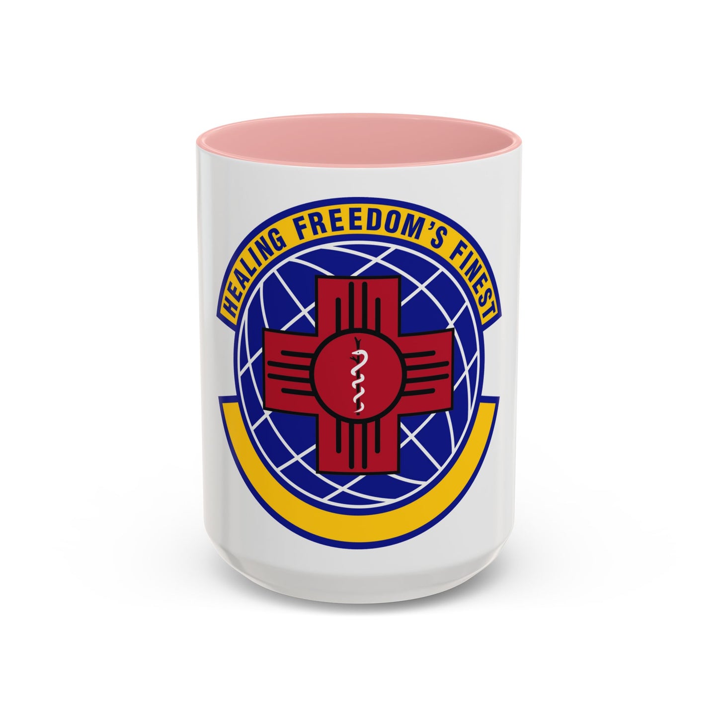 377 Healthcare Operations Squadron AFGSC (U.S. Air Force) Accent Coffee Mug