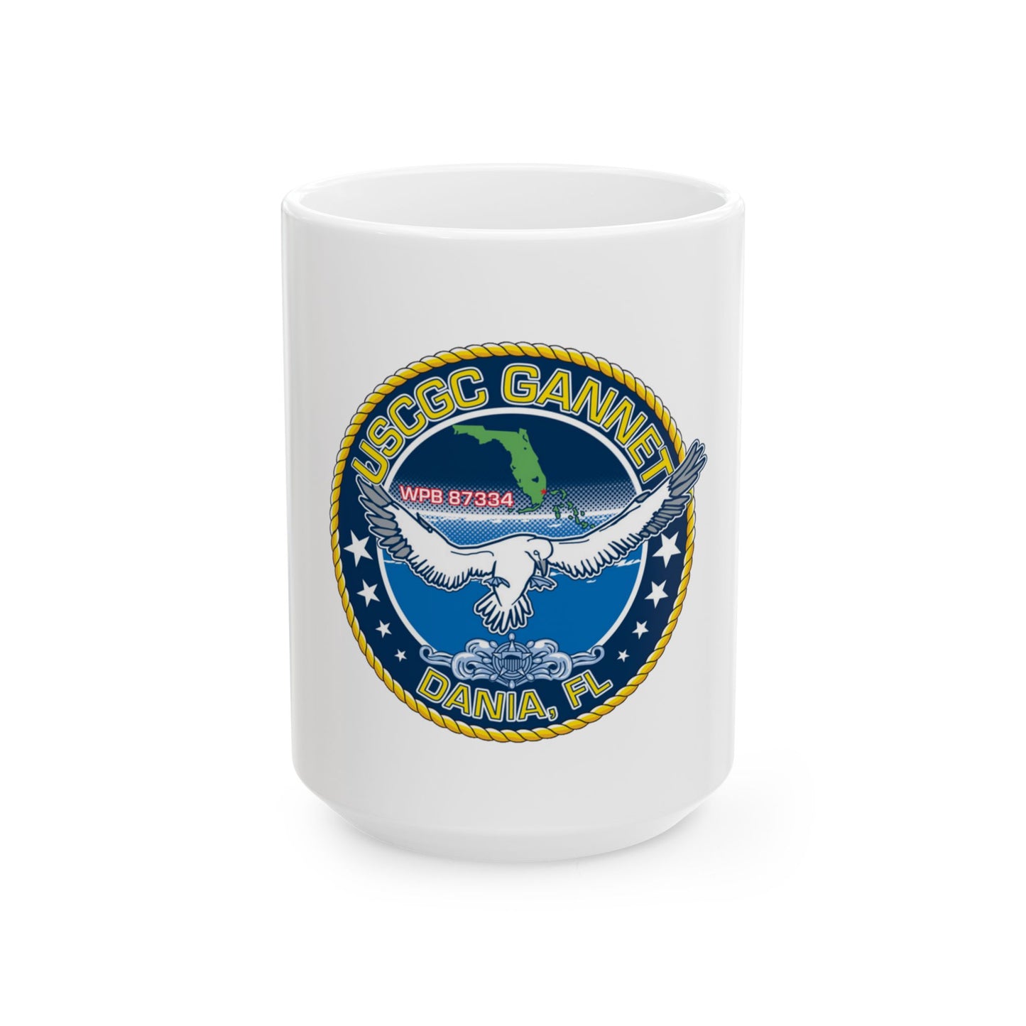 USCGC Gannet Dania FL (U.S. Coast Guard) White Coffee Mug