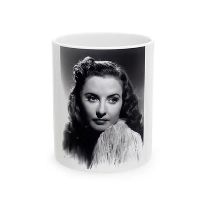 Barbara Stanwyck #156 (Vintage Female Icon) White Coffee Mug-11oz-Go Mug Yourself