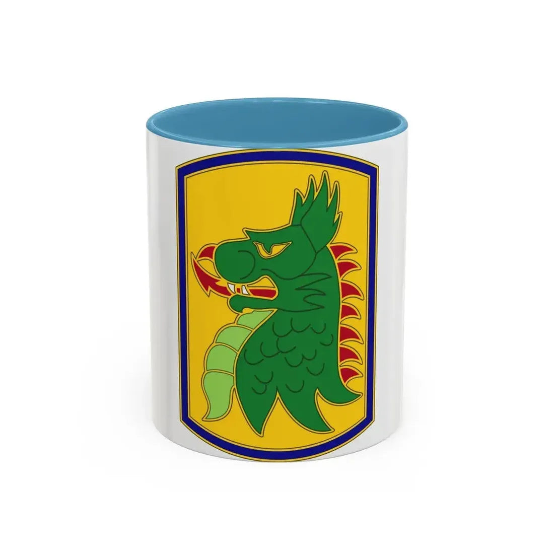 455 Chemical Brigade (U.S. Army) Accent Coffee Mug 11oz Light Blue - Go Mug Yourself
