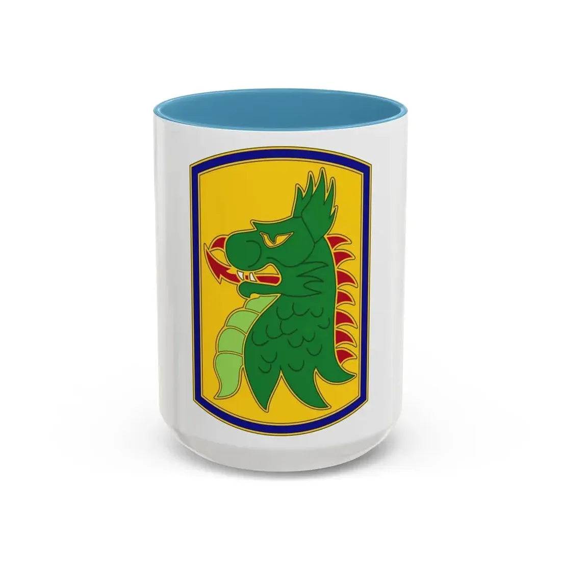 455 Chemical Brigade (U.S. Army) Accent Coffee Mug 15oz Light Blue - Go Mug Yourself