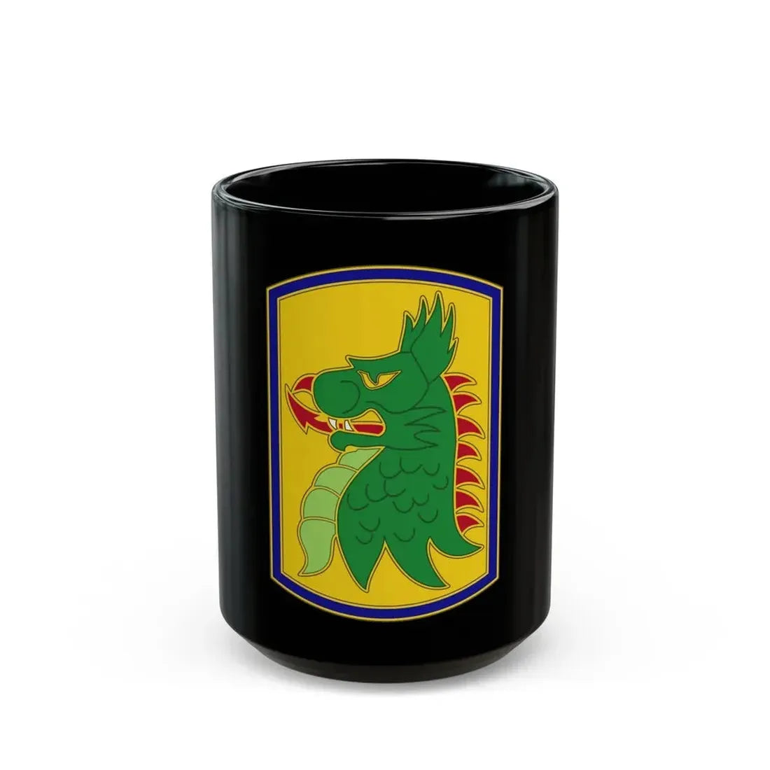 455 Chemical Brigade (U.S. Army) Black Coffee Mug 15oz - Go Mug Yourself