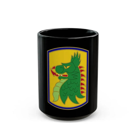 455 Chemical Brigade (U.S. Army) Black Coffee Mug 15oz - Go Mug Yourself