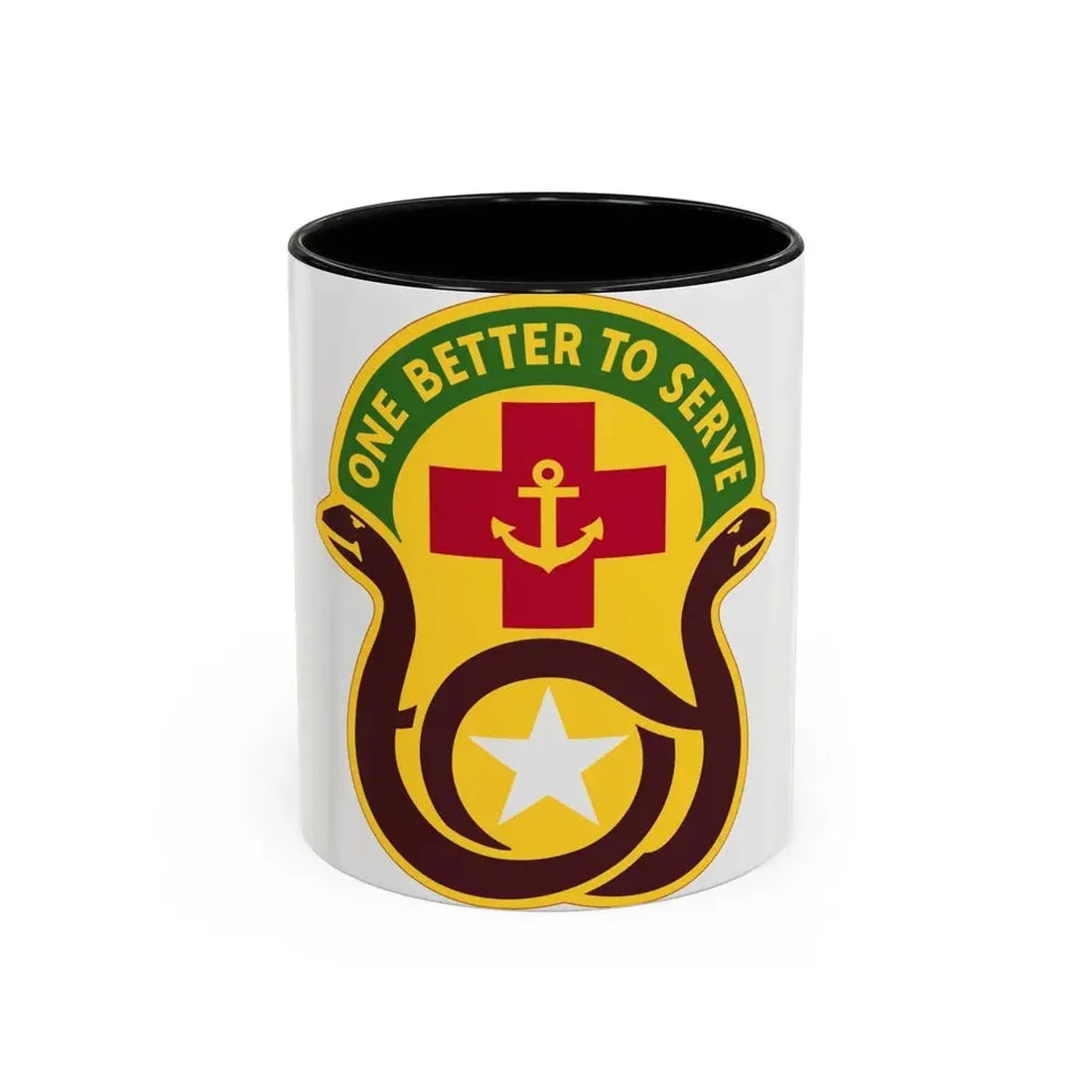 455 Field Hospital (U.S. Army) Accent Coffee Mug 11oz Black - Go Mug Yourself