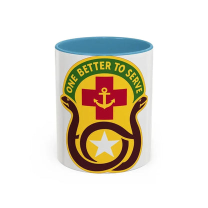 455 Field Hospital (U.S. Army) Accent Coffee Mug 11oz Light Blue - Go Mug Yourself