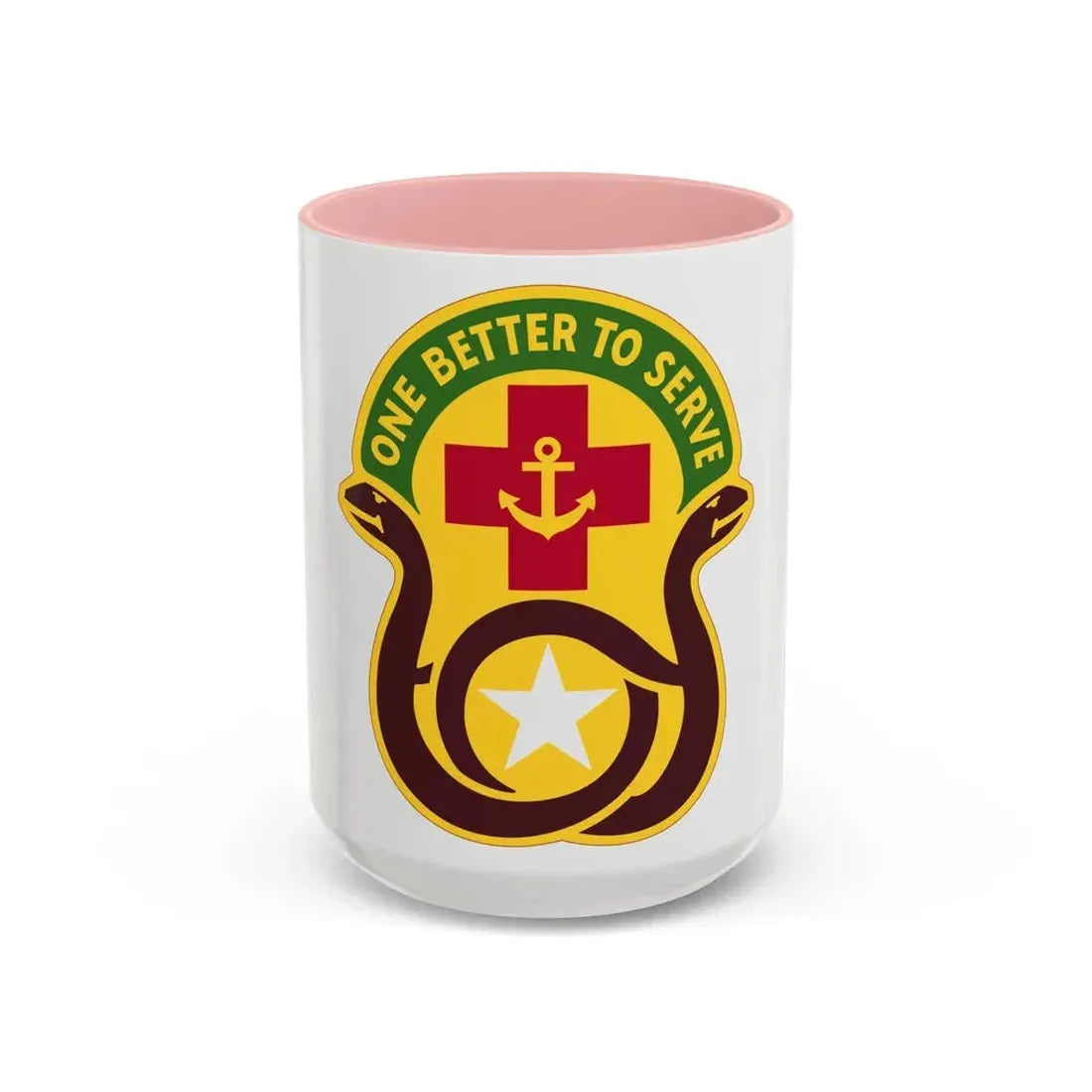 455 Field Hospital (U.S. Army) Accent Coffee Mug 15oz Pink - Go Mug Yourself
