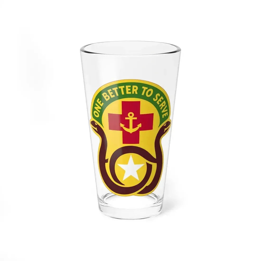 455 Field Hospital (U.S. Army) Pint Glass 16oz 16oz - Go Mug Yourself