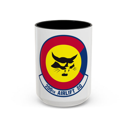 200 Airlift Squadron (U.S. Air Force) Accent Coffee Mug