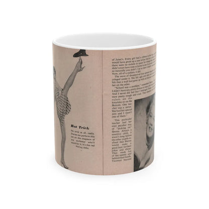 Sheree North #158 - Pages 22 & 23 from 66 PHOTOGRAPHS OF Sheree NORTH U.K. Pocket Mag. (Vintage Female Icon) White Coffee Mug-11oz-Go Mug Yourself