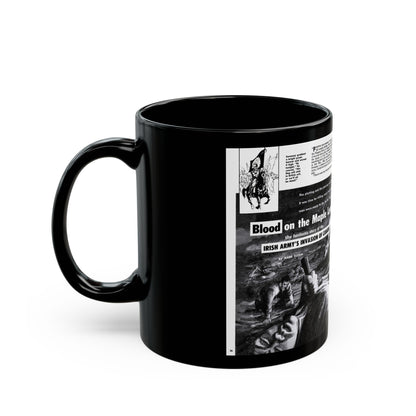 Blood on the Maple Leaf, Man's Adventure, December 1958 - Black Coffee Mug