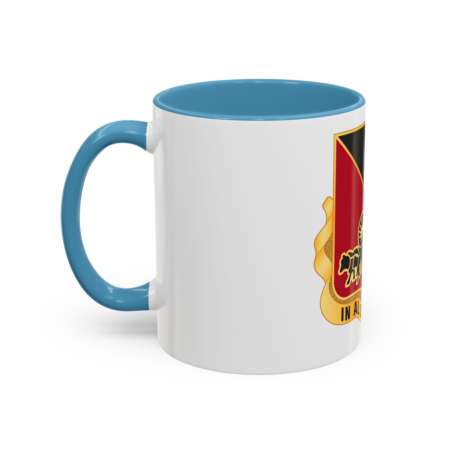 128 Engineer Battalion Nebraska National Guard (U.S. Army) Accent Coffee Mug