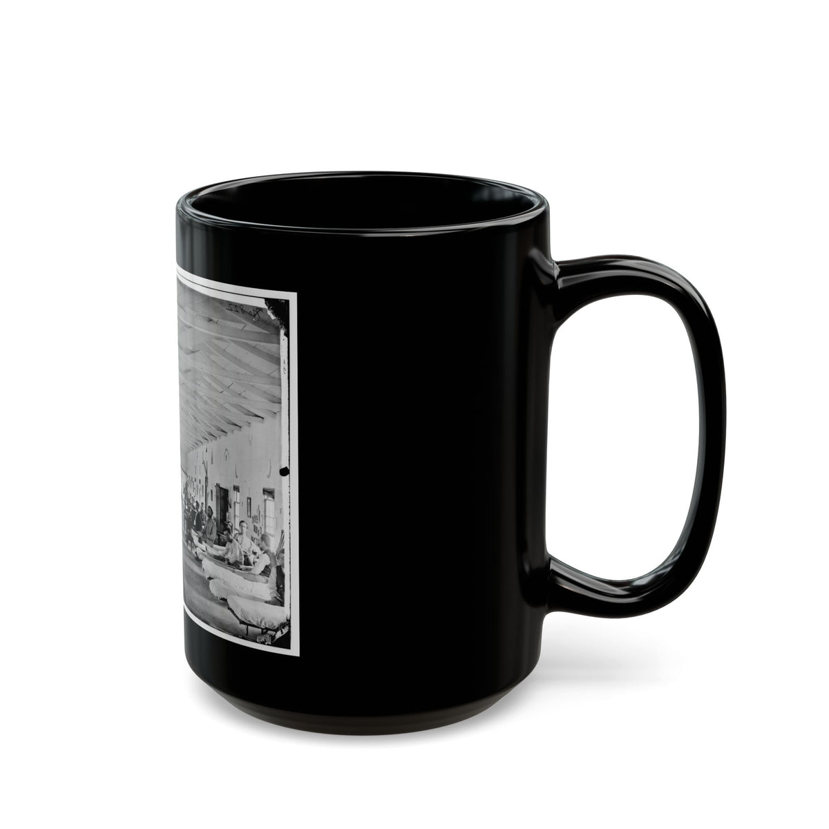 Washington, D.C. Patients In Ward K Of Armory Square Hospital (U.S. Civil War) Black Coffee Mug