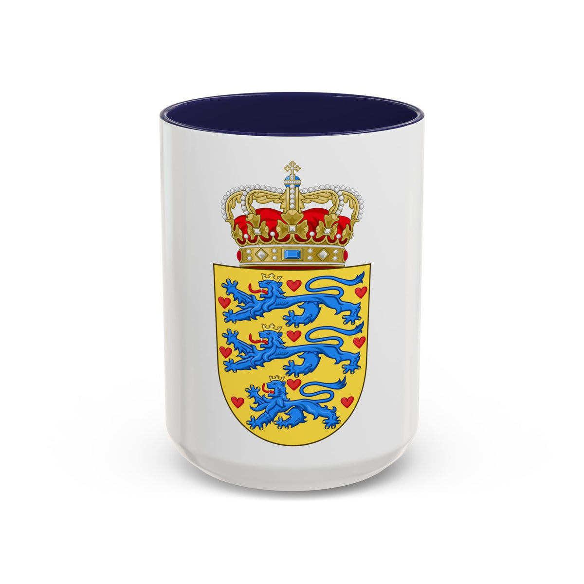 National Coat of arms of Denmark - Accent Coffee Mug