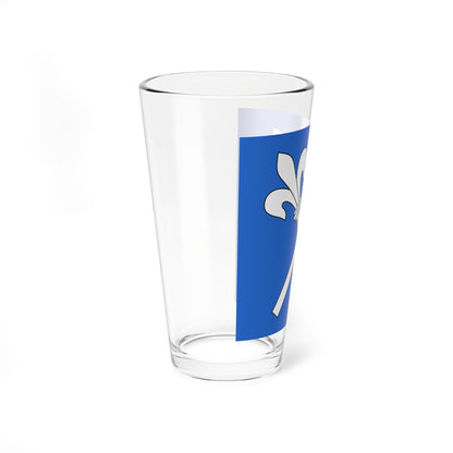 CHE Fluntern ZH Flag (Switzerland) Pint Glass 16oz