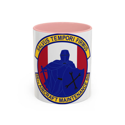 86th Aircraft Maintenance Squadron (U.S. Air Force) Accent Coffee Mug