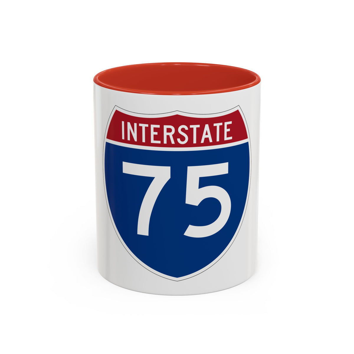 Interstate 75 (U.S. Highways) Accent Coffee Mug