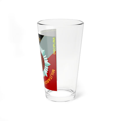 Emblema de Guardias de México Militarizado (Mexico) (Coat of Arms) Pint Glass 16oz