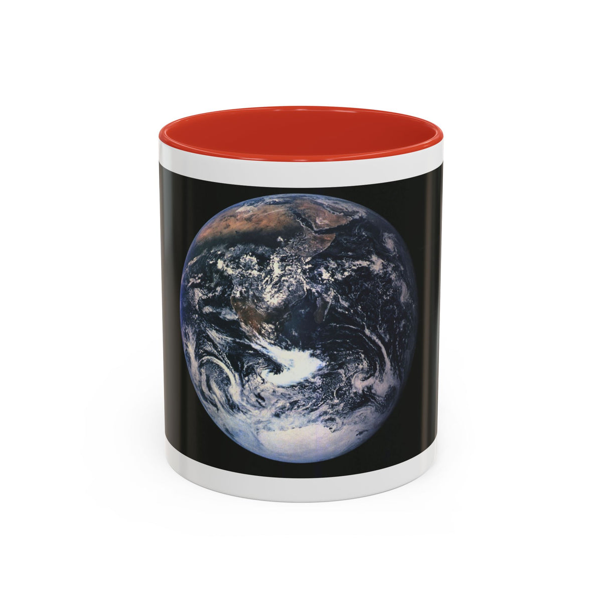 Space - Earth from Space (1973) (Map) Accent Coffee Mug