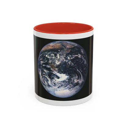 Space - Earth from Space (1973) (Map) Accent Coffee Mug