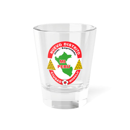 Escudo de mi peru (Peru) (Coat of Arms) Shot Glass 1.5oz