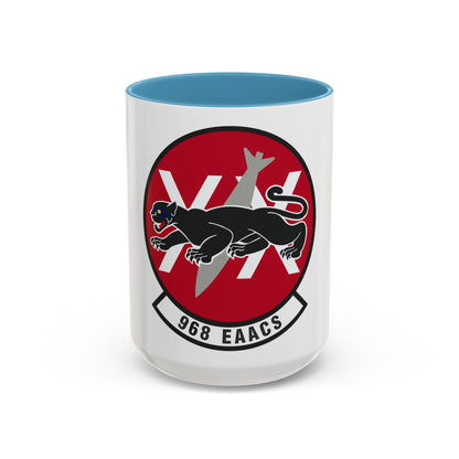 968th Expeditionary Airborne Air Control Squadron (U.S. Air Force) Accent Coffee Mug
