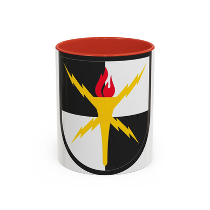 United States Cyber School (U.S. Army) Accent Coffee Mug