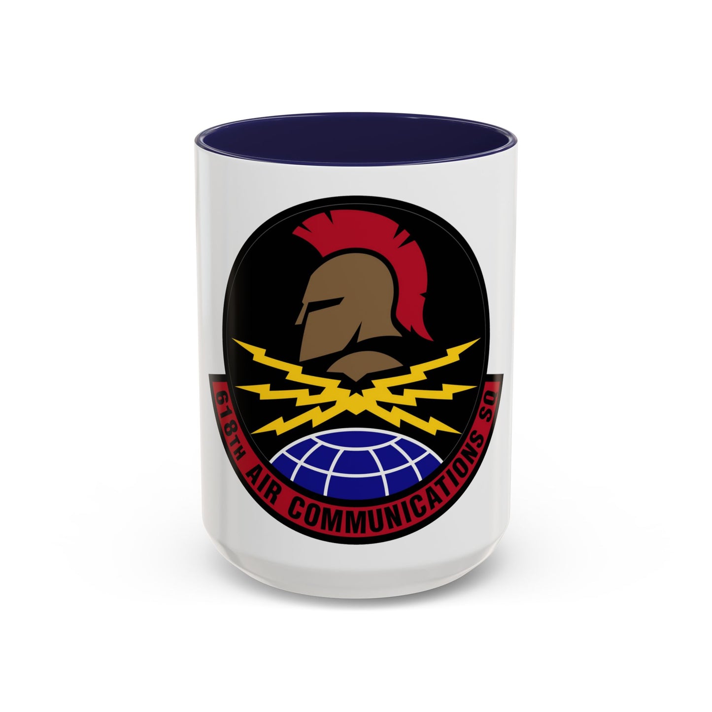 618 Air Communications Squadron AMC (U.S. Air Force) Accent Coffee Mug