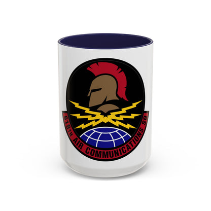 618 Air Communications Squadron AMC (U.S. Air Force) Accent Coffee Mug