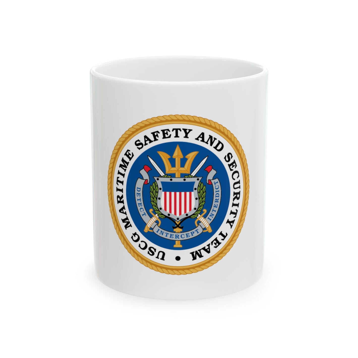 CG Maritime Safety & Security Team (U.S. Coast Guard) White Coffee Mug