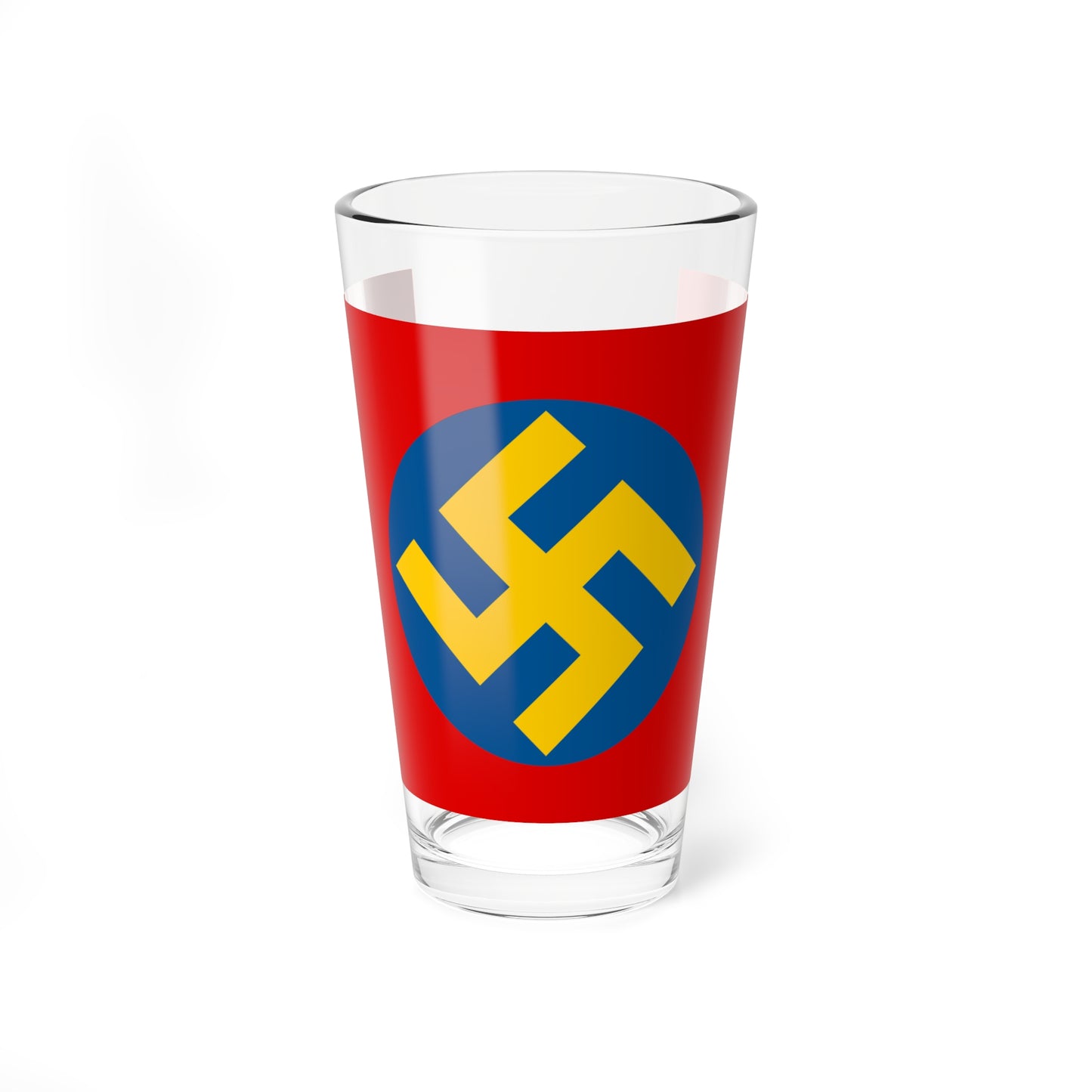 Flag of Svenska Nationalsocialistiska Partiet (Sweden) Pint Glass 16oz