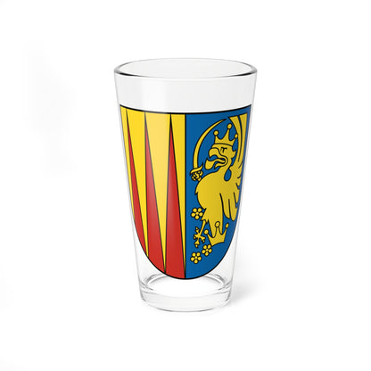 Coat of Arms of Želiezovce (Slovakia) (Coat of Arms) Pint Glass 16oz