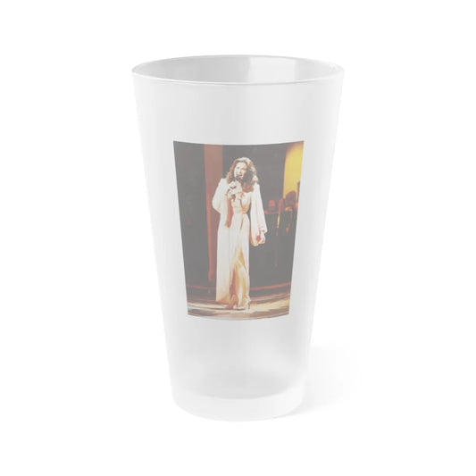 Lynda Carter #170 (Vintage Female Icon) Frosted Pint 16oz-16oz-Frosted-Go Mug Yourself