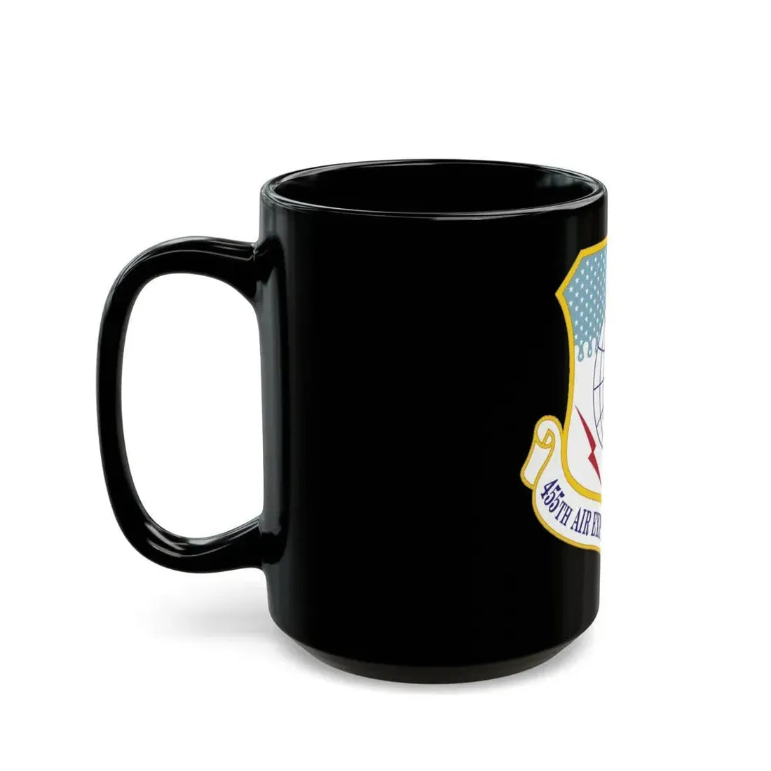 455th Air Expeditionary Wing (U.S. Air Force) Black Coffee Mug - Go Mug Yourself