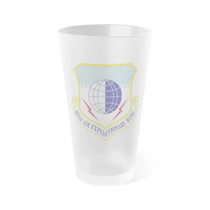 455th Air Expeditionary Wing (U.S. Air Force) Frosted Pint Glass 16oz Default Title - Go Mug Yourself