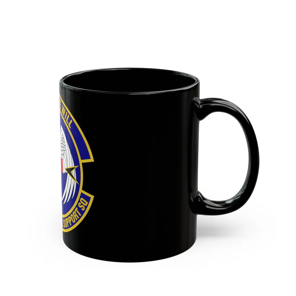 455th Expeditionary Medical Support Squadron (U.S. Air Force) Black Coffee Mug-Go Mug Yourself