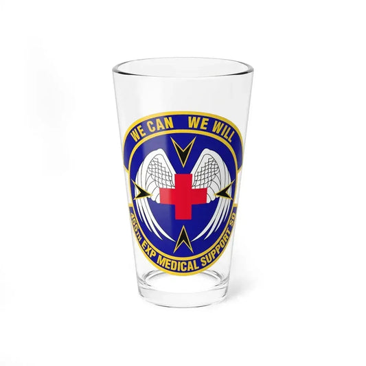 455th Expeditionary Medical Support Squadron (U.S. Air Force) Pint Glass 16oz 16oz - Go Mug Yourself