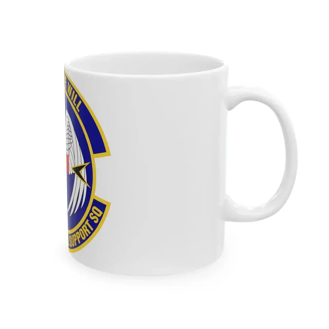455th Expeditionary Medical Support Squadron (U.S. Air Force) White Coffee Mug - Go Mug Yourself