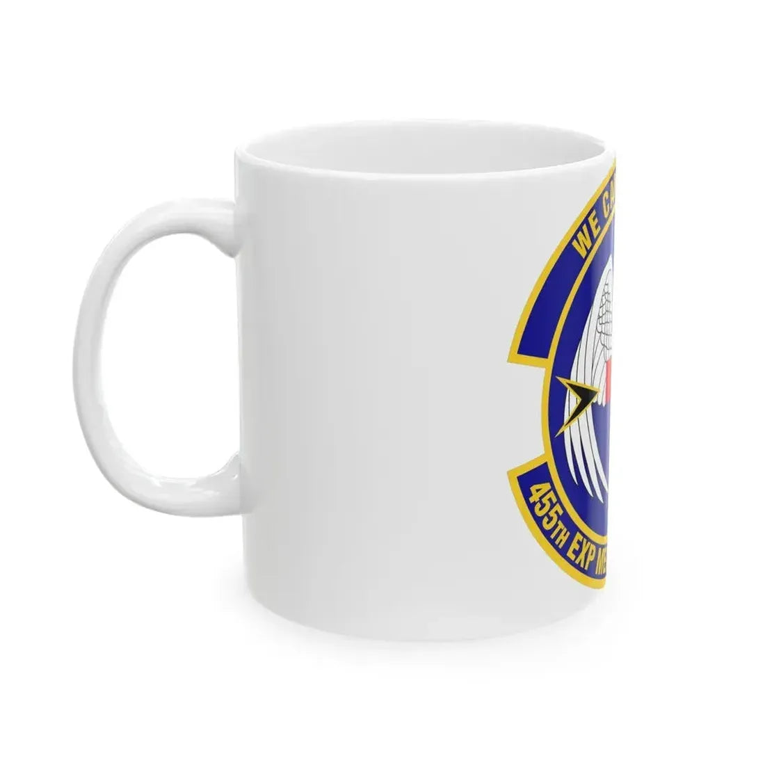 455th Expeditionary Medical Support Squadron (U.S. Air Force) White Coffee Mug - Go Mug Yourself
