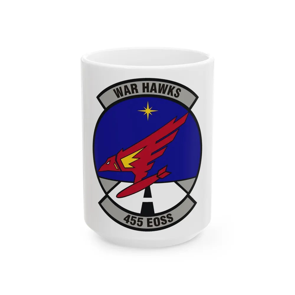 455th Expeditionary Operations Support Squadron (U.S. Air Force) White Coffee Mug-15oz-Go Mug Yourself