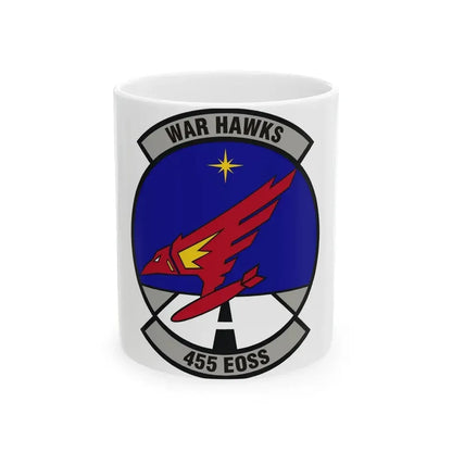 455th Expeditionary Operations Support Squadron (U.S. Air Force) White Coffee Mug 11oz - Go Mug Yourself