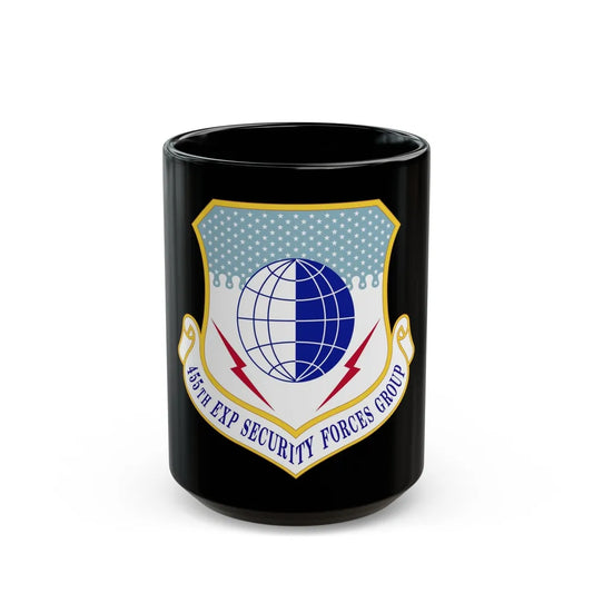 455th Expeditionary Security Forces Group (U.S. Air Force) Black Coffee Mug-15oz-Go Mug Yourself