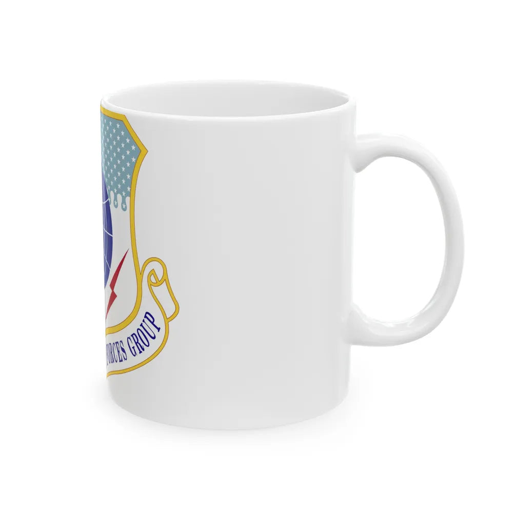 455th Expeditionary Security Forces Group (U.S. Air Force) White Coffee Mug-Go Mug Yourself