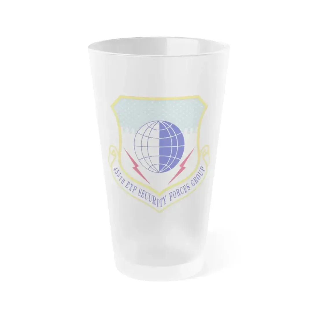 455th Expeditionary Security Forces Group (U.S. Air Force) Frosted Pint Glass 16oz 16oz Frosted - Go Mug Yourself