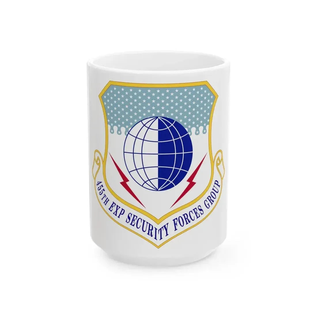 455th Expeditionary Security Forces Group (U.S. Air Force) White Coffee Mug - Go Mug Yourself
