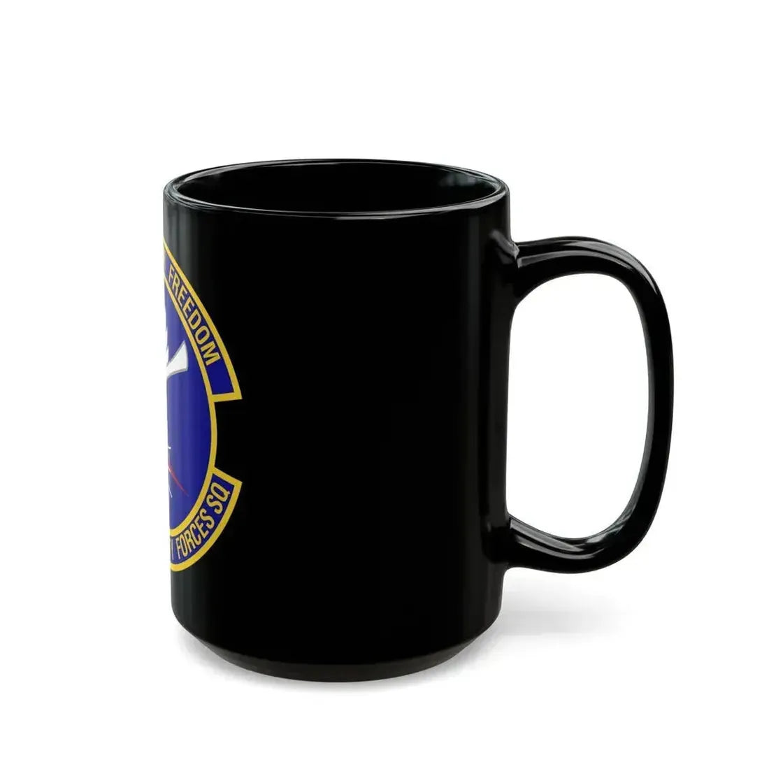 455th Expeditionary Security Forces Squadron (U.S. Air Force) Black Coffee Mug - Go Mug Yourself