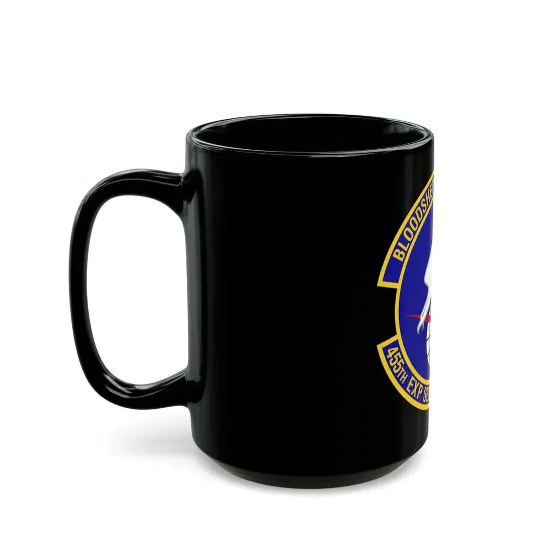 455th Expeditionary Security Forces Squadron (U.S. Air Force) Black Coffee Mug - Go Mug Yourself