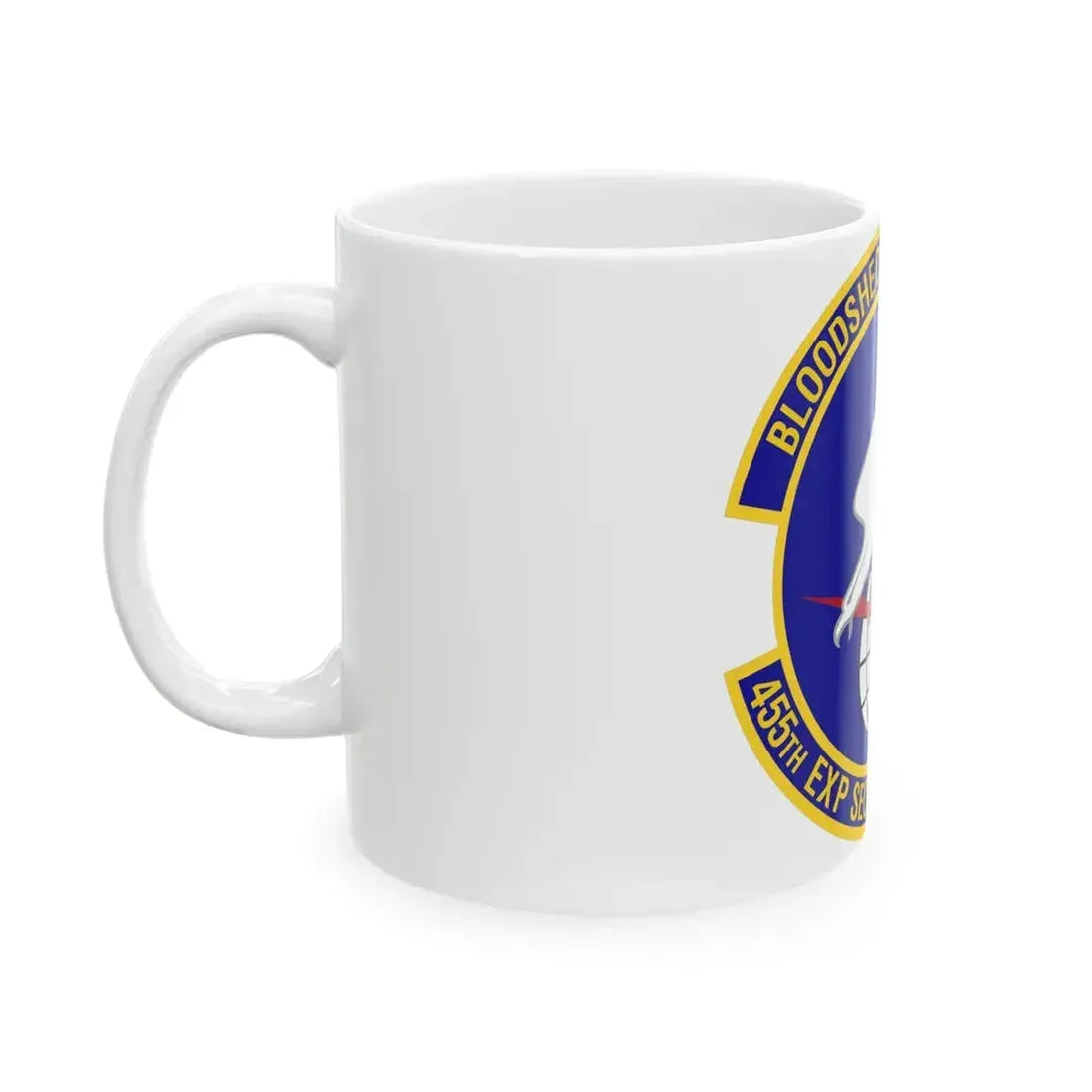 455th Expeditionary Security Forces Squadron (U.S. Air Force) White Coffee Mug - Go Mug Yourself